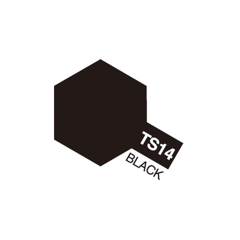 TS-14 Black, spray 100 ml - Tamiya